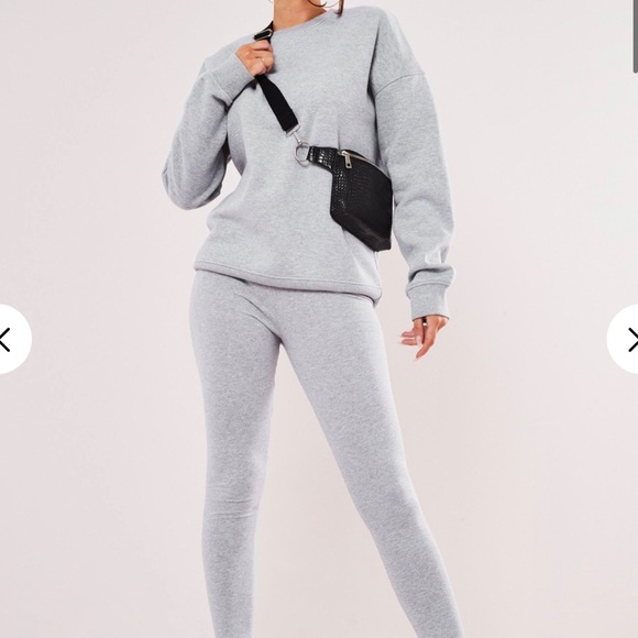 Missguided Tops Oversized Sweatshirt Legging Set Poshmark